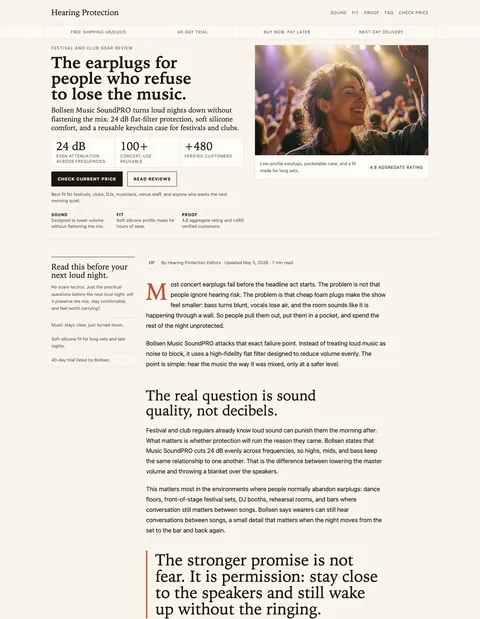 Hearing Dispatch — Editorial · festival